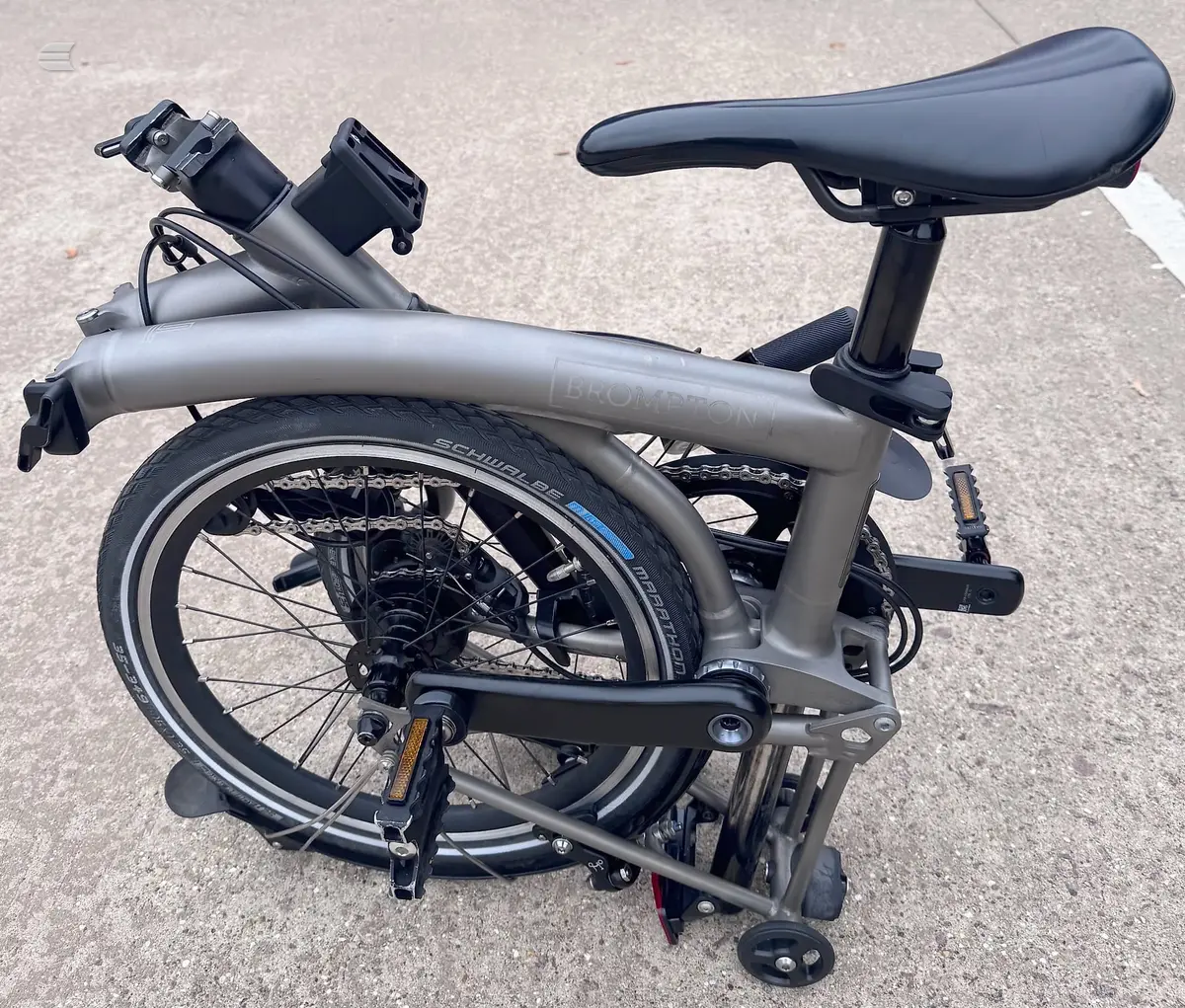Used 2023 Brompton T Line Folding Bike, photo 6 of 12
