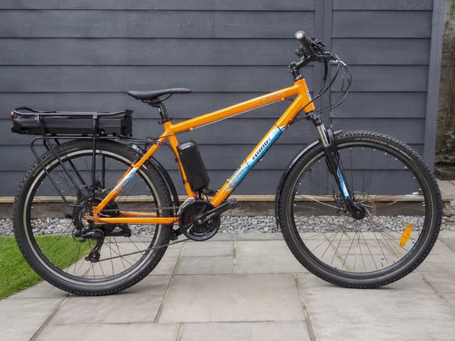 Custom Serious Rockville Electric Mountain Bike, 1000W Hub Motor, 17.5Ah, 20in