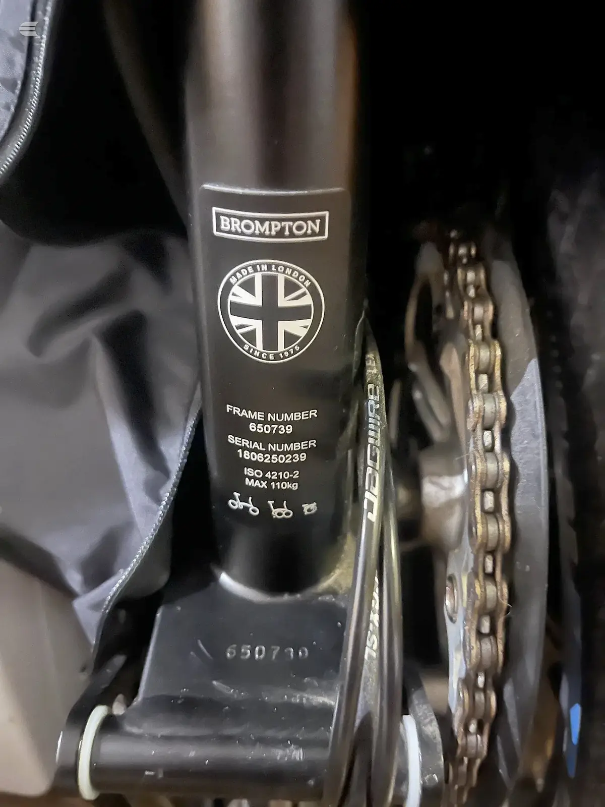 Used 2018 Brompton 6 Speed Folding Bike, photo 18 of 18