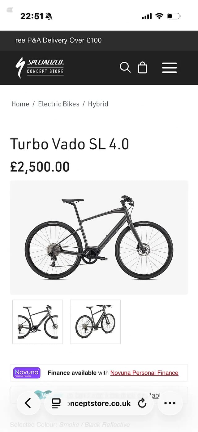2021  Specialized Turbo Vado SL, photo 5 of 6