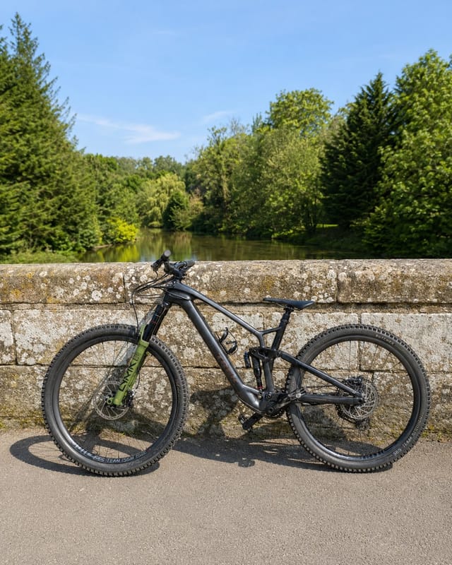 2024 Trek Fuel EXe 9.8 Carbon Electric Mountain Bike, TQ Motor, SRAM AXS