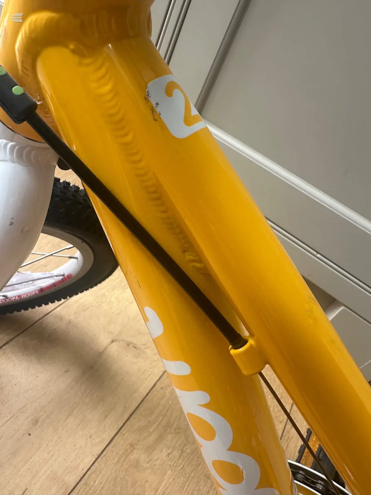 Used WOOM GO 2 14 Kids Bike in Yellow, photo 4 of 17