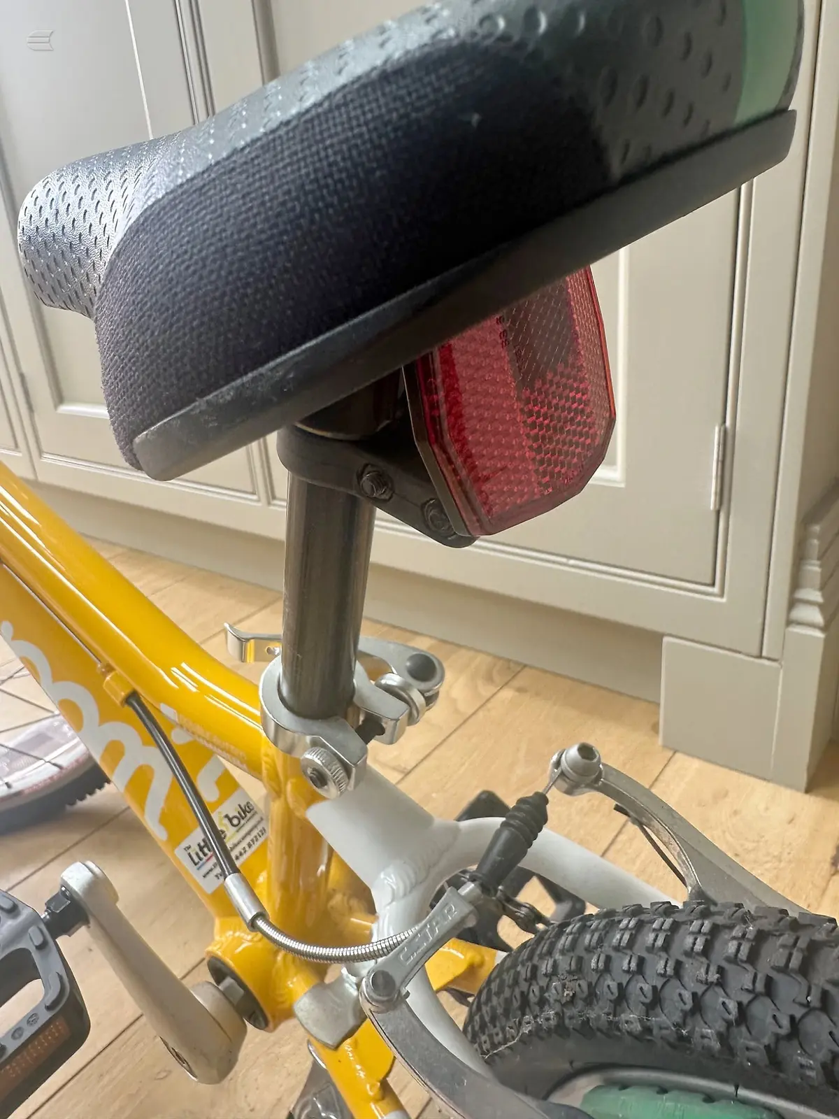 Used WOOM GO 2 14 Kids Bike in Yellow, photo 6 of 17