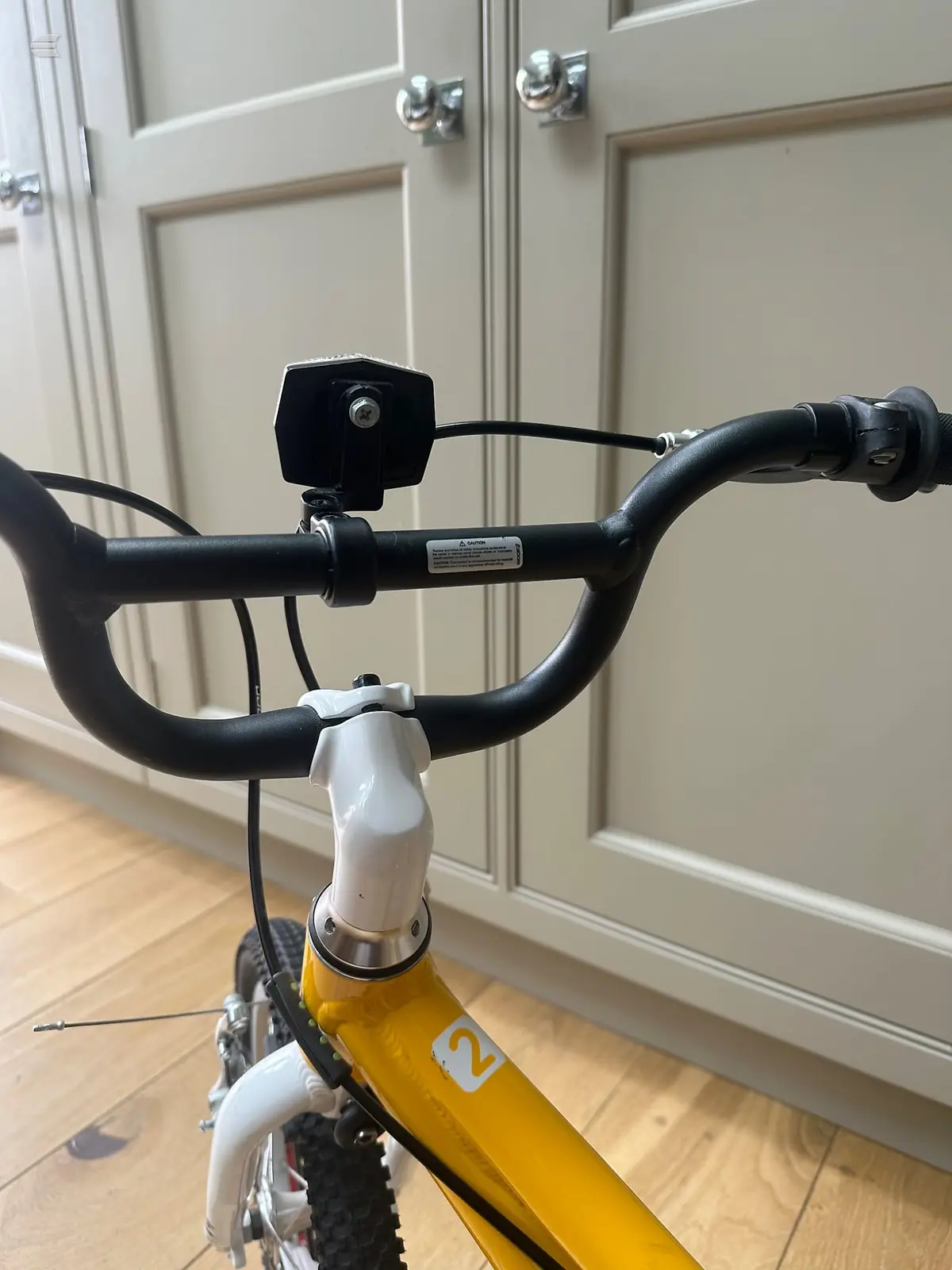 Used WOOM GO 2 14 Kids Bike in Yellow, photo 7 of 17