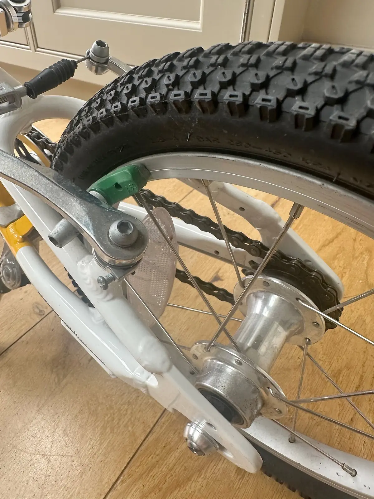 Used WOOM GO 2 14 Kids Bike in Yellow, photo 8 of 17
