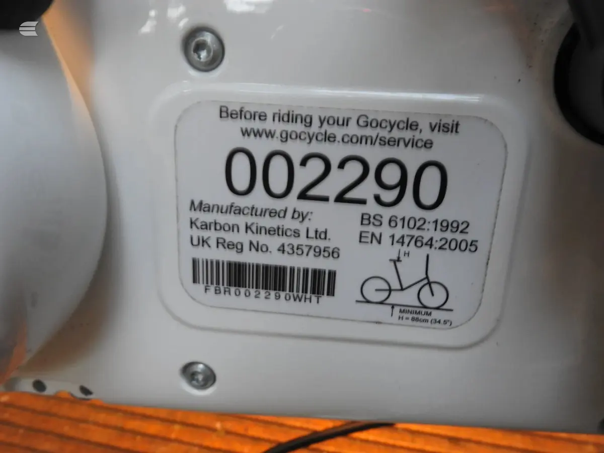 Used 2010 GoCycle G1, photo 18 of 25