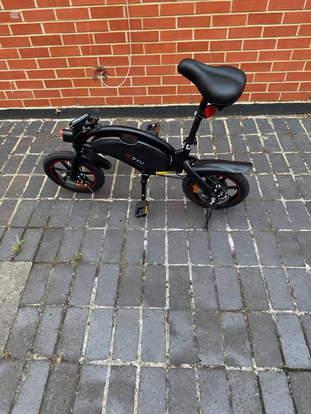 DYU D3F 14” Folding Electric Bike – NEW, Excellent Condition